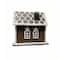 8" Brown and White Glitter Lighted Clay Gingerbread House Tabletop Décor by Ashland®